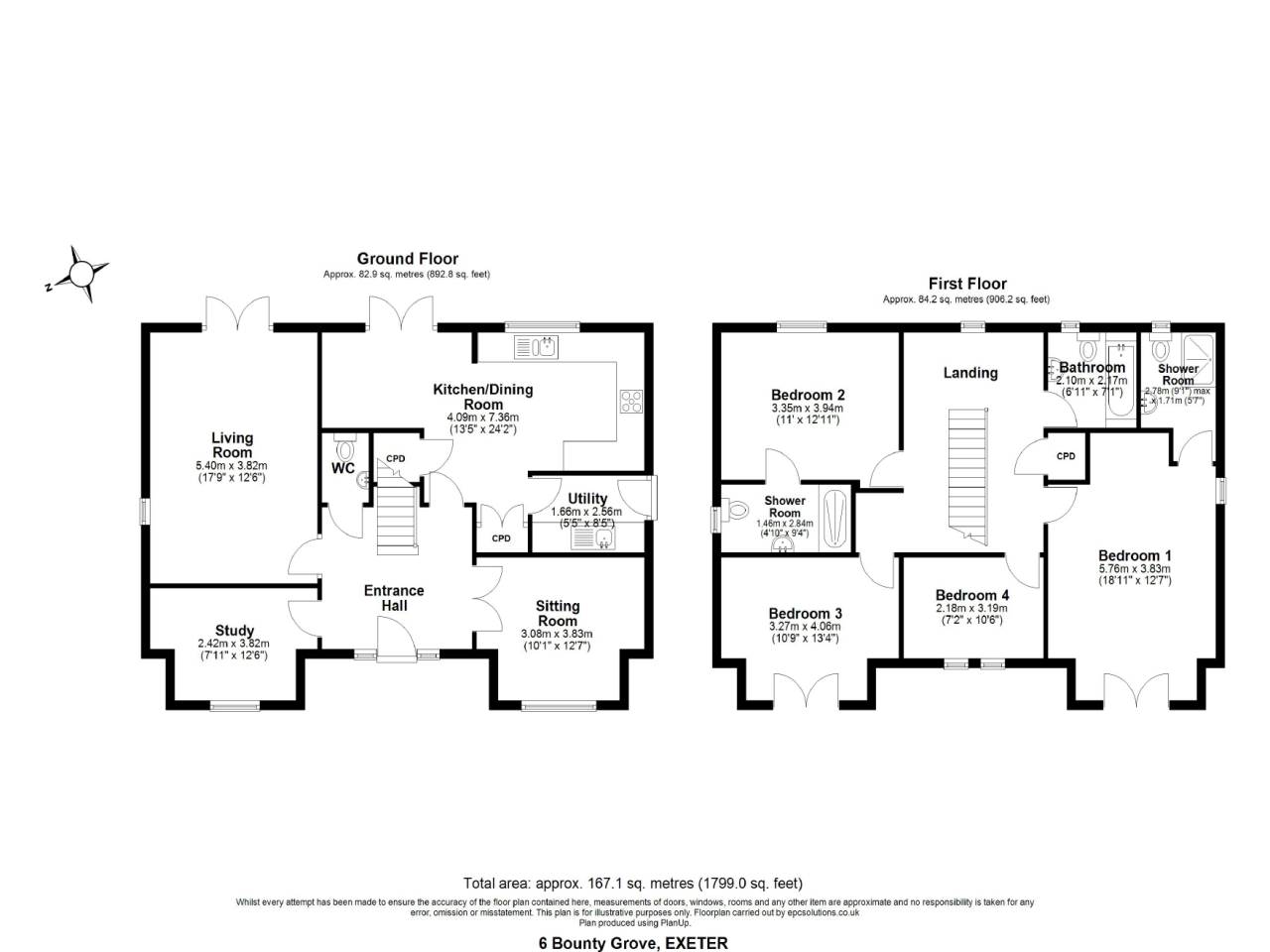 Bounty Grove, Exeter floorplan