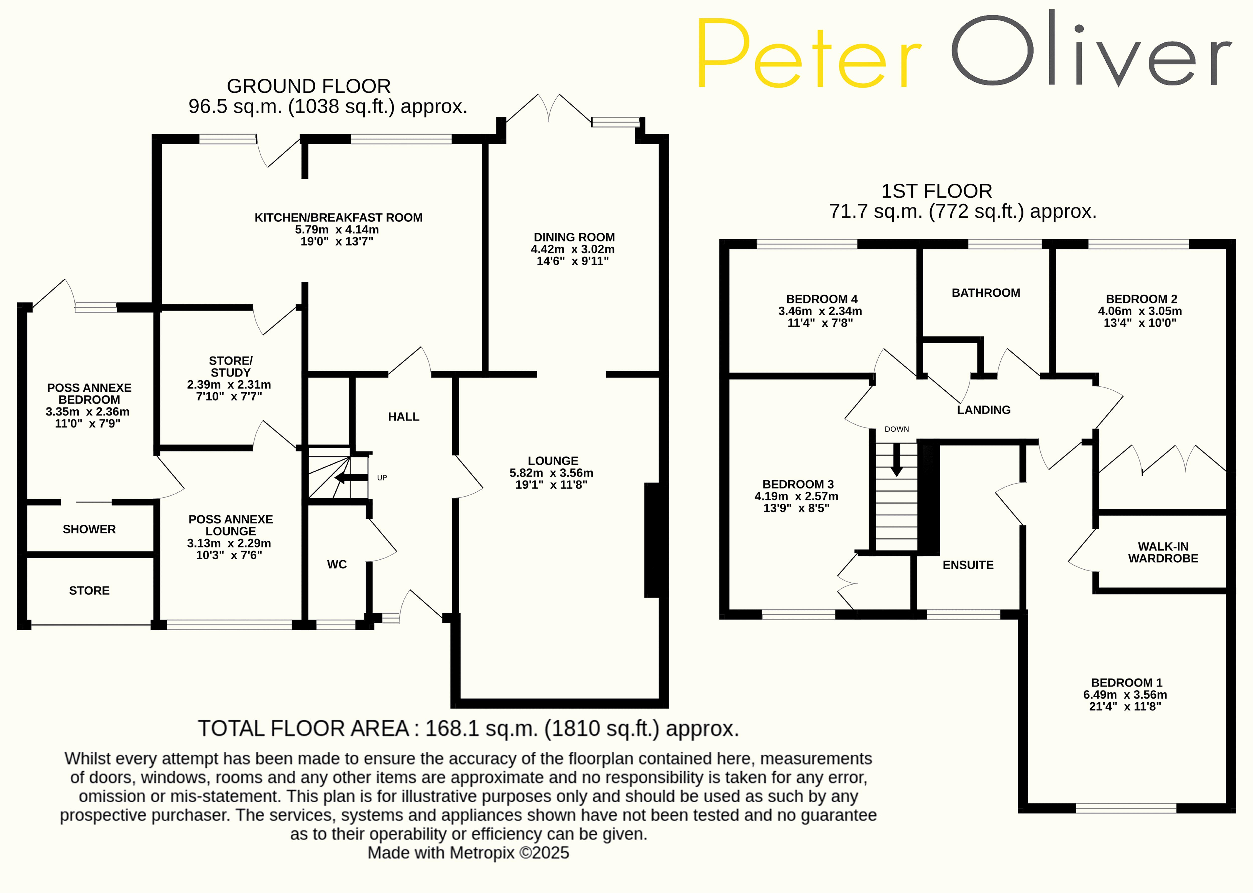 4, Walnut Close, Heathfield floorplan