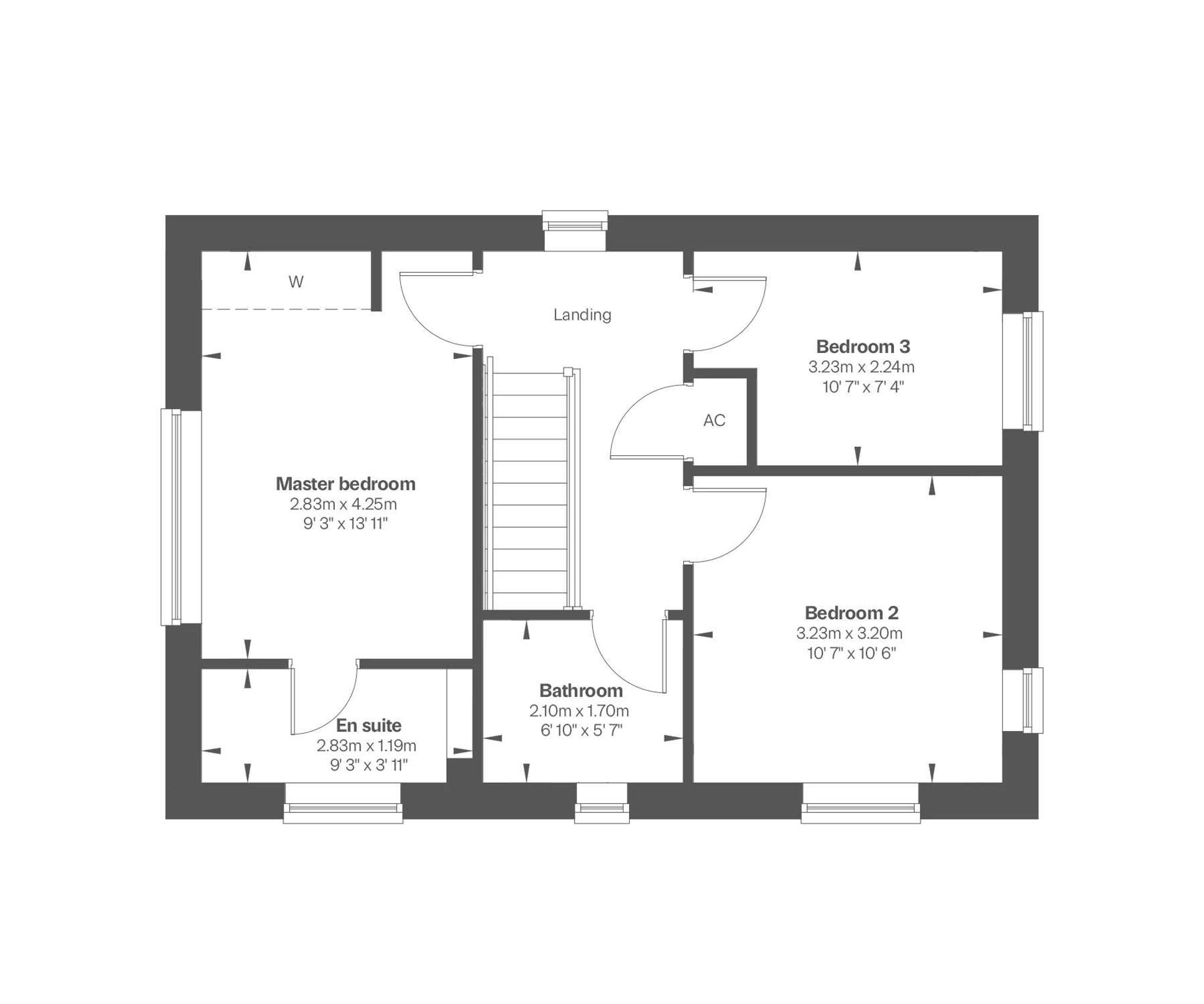 Plot 57, The Chapman, Willow Rise, Shropshire floorplan