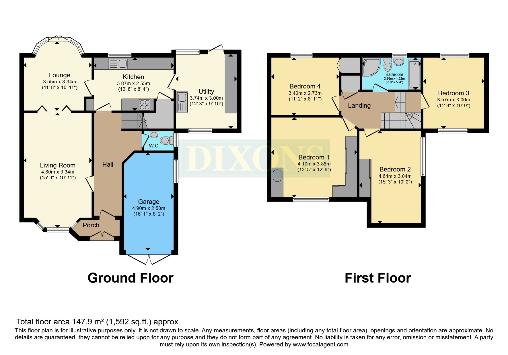 166, Birmingham Road, Birmingham floorplan