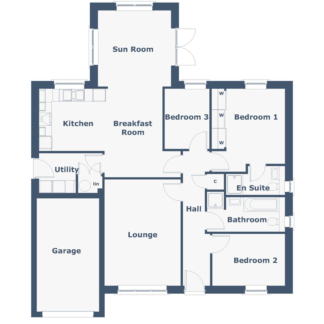Plot 16, Park View, Guildtown floorplan