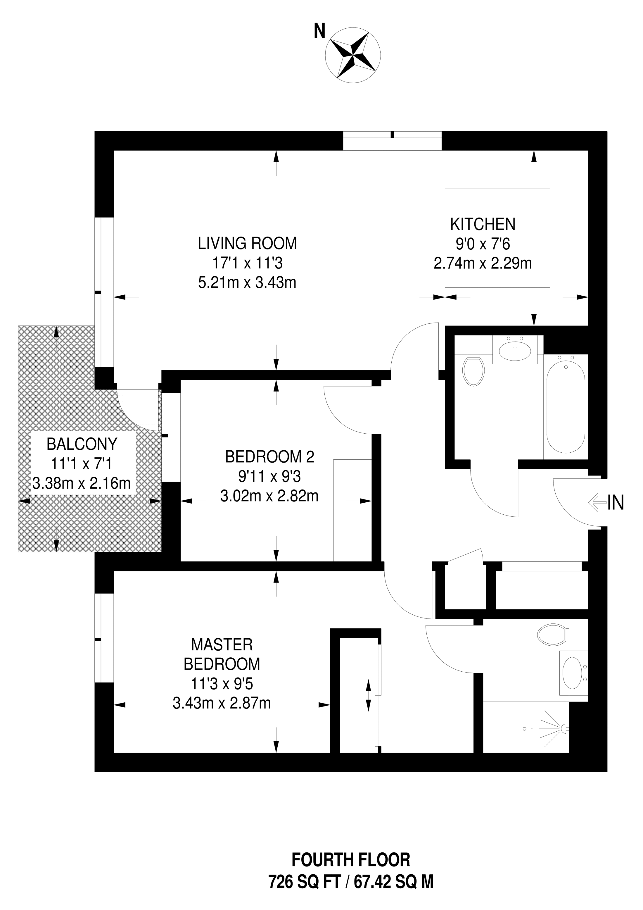 2 Bedrooms Flat to rent in High Street, Hornsey N8