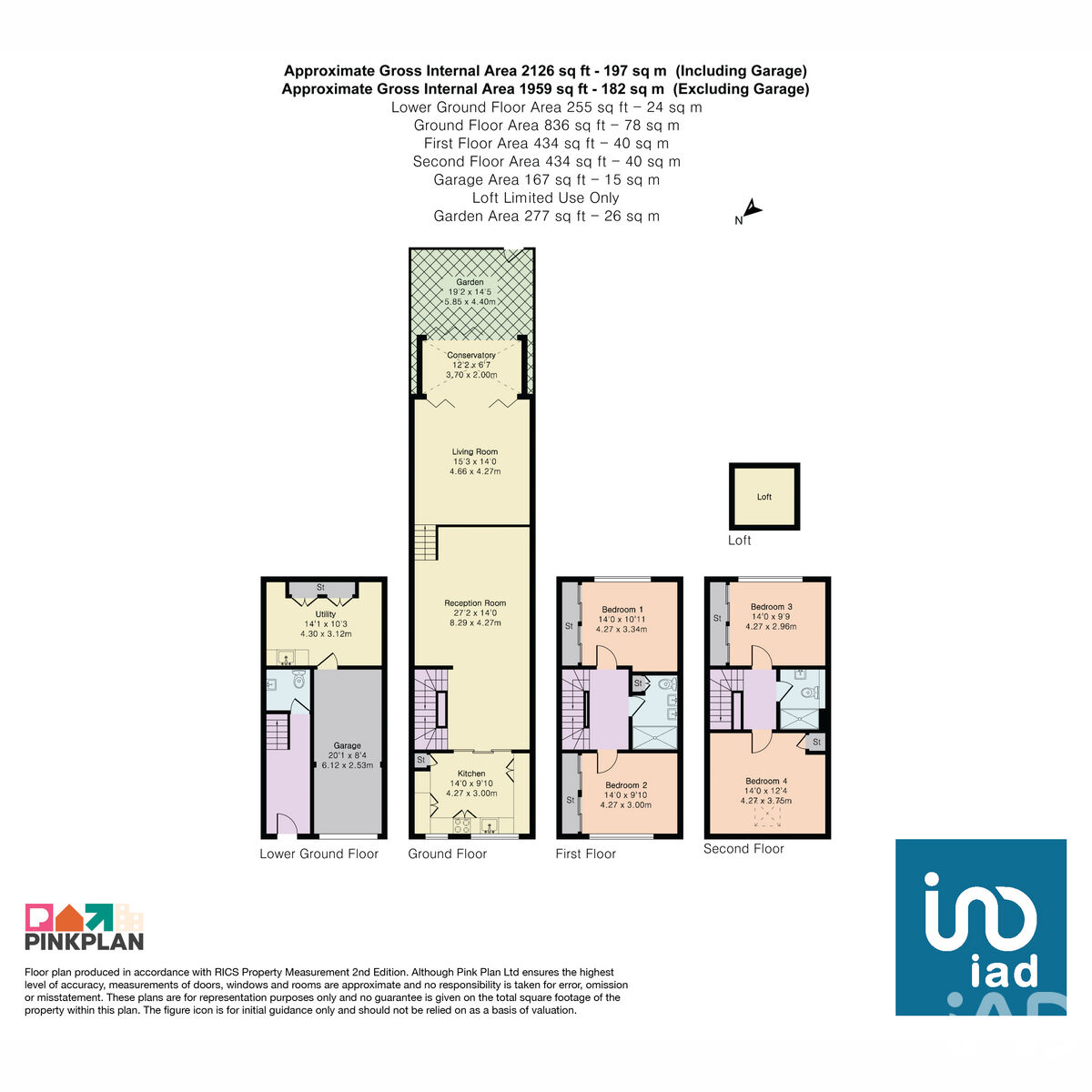 8, Ridings Close, London floorplan