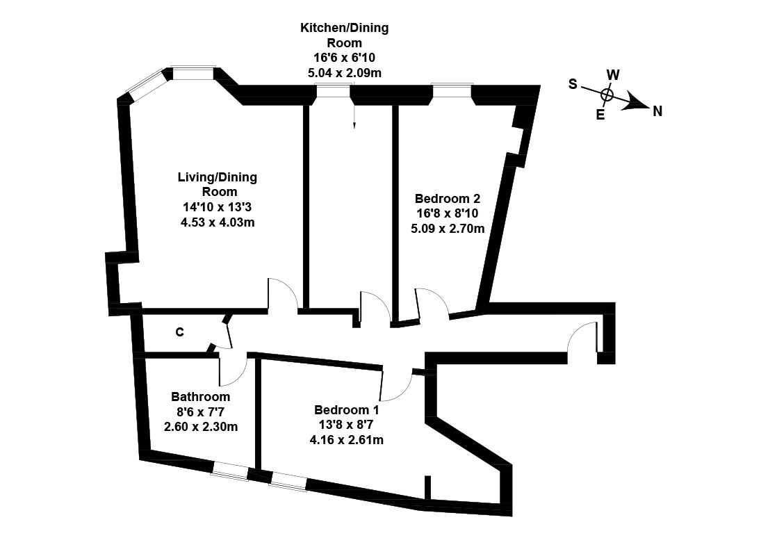 2 Bedrooms Flat for sale in Meadowbank Place, Meadowbank, Edinburgh EH8