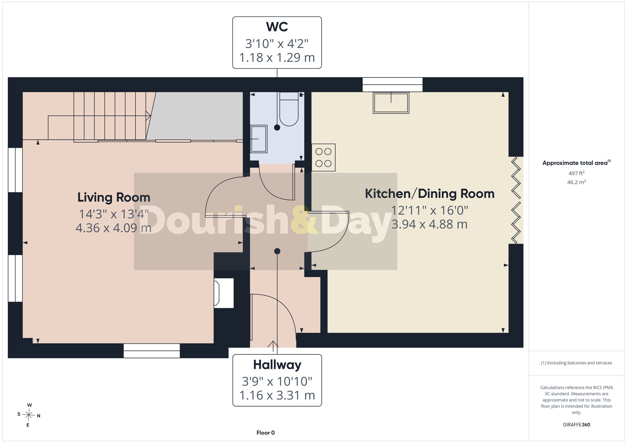 4 Mount Pleasant, Stafford floorplan