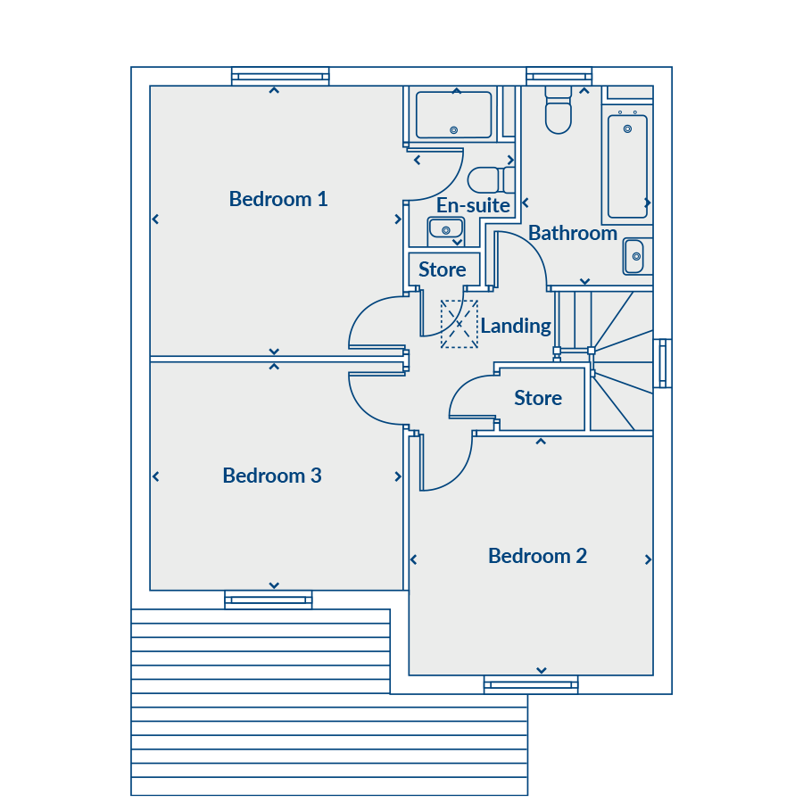 Plot 869, Arnold Lane, Gedling floorplan