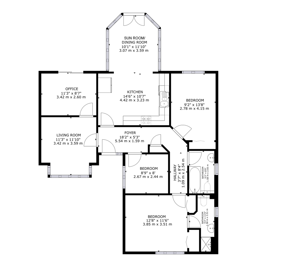 32, Laird's Drive, Clackmannan floorplan