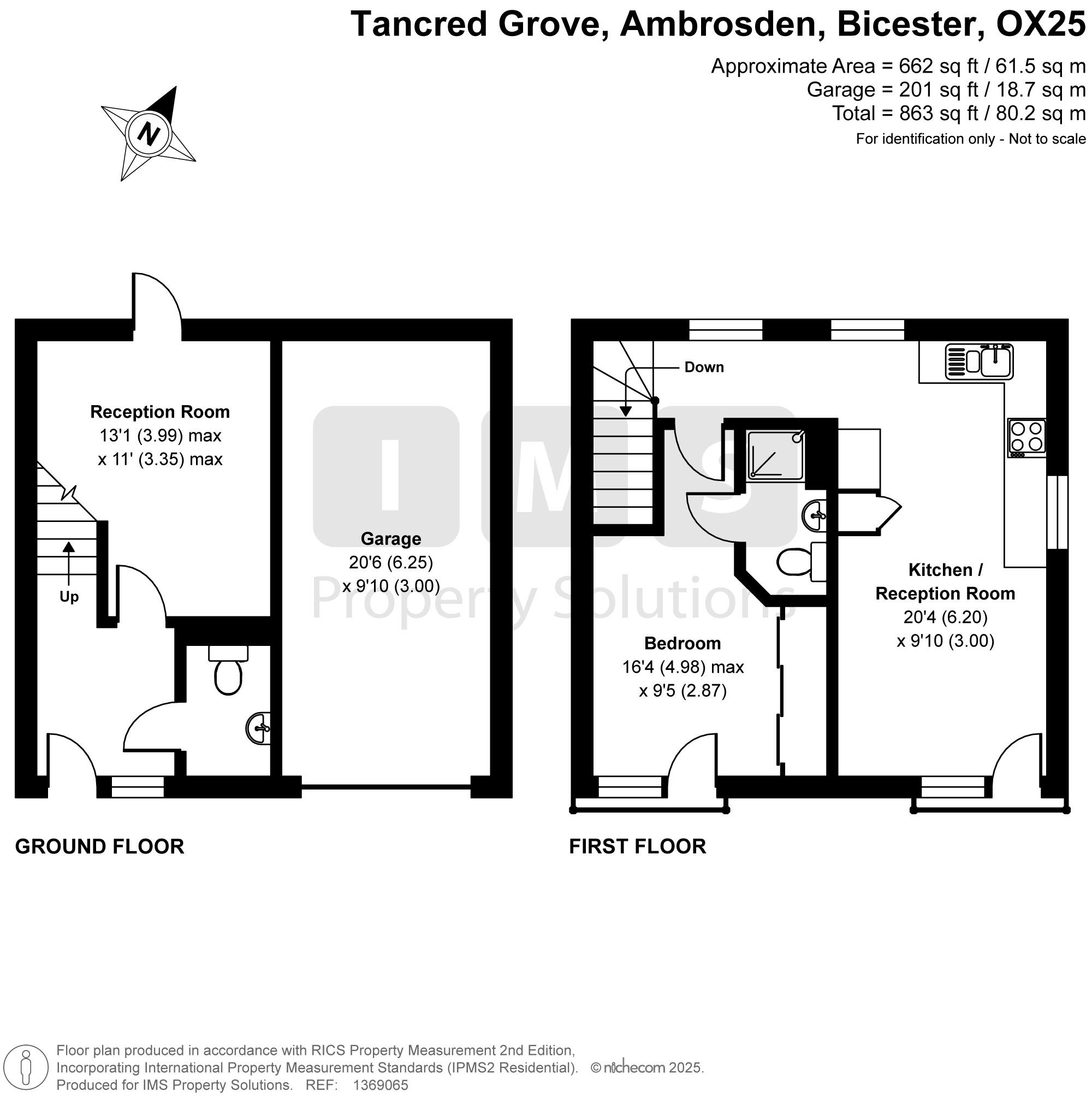 1 Tancred Grove, Bicester floorplan