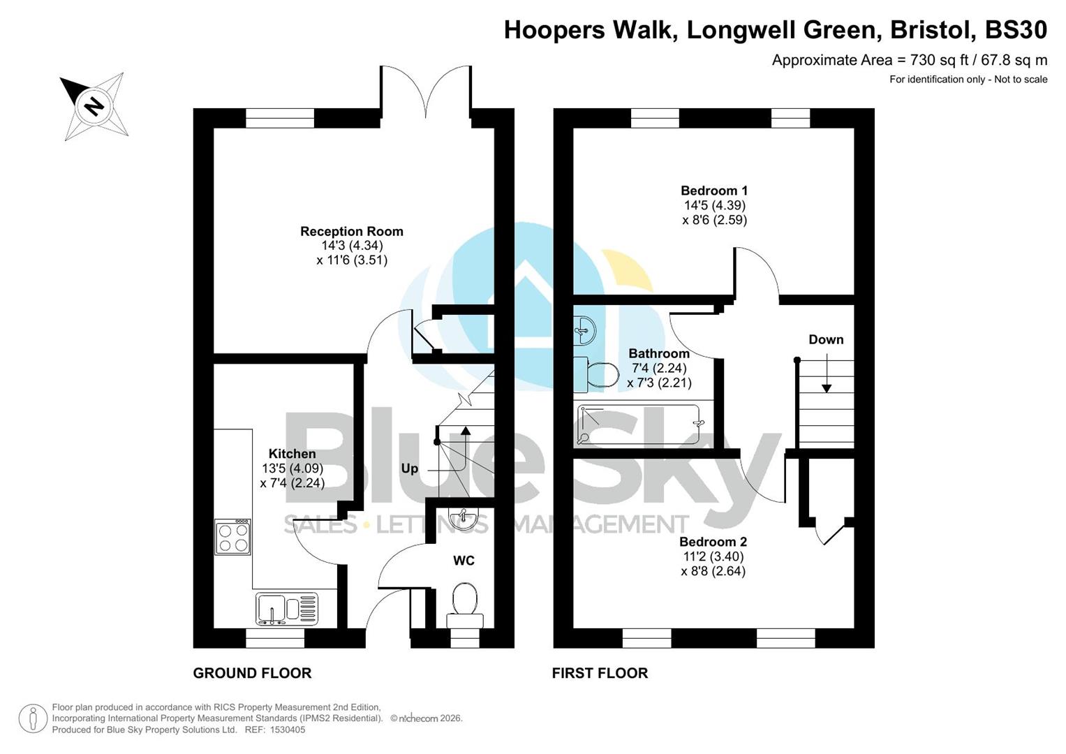 Hoopers Walk, Bristol floorplan