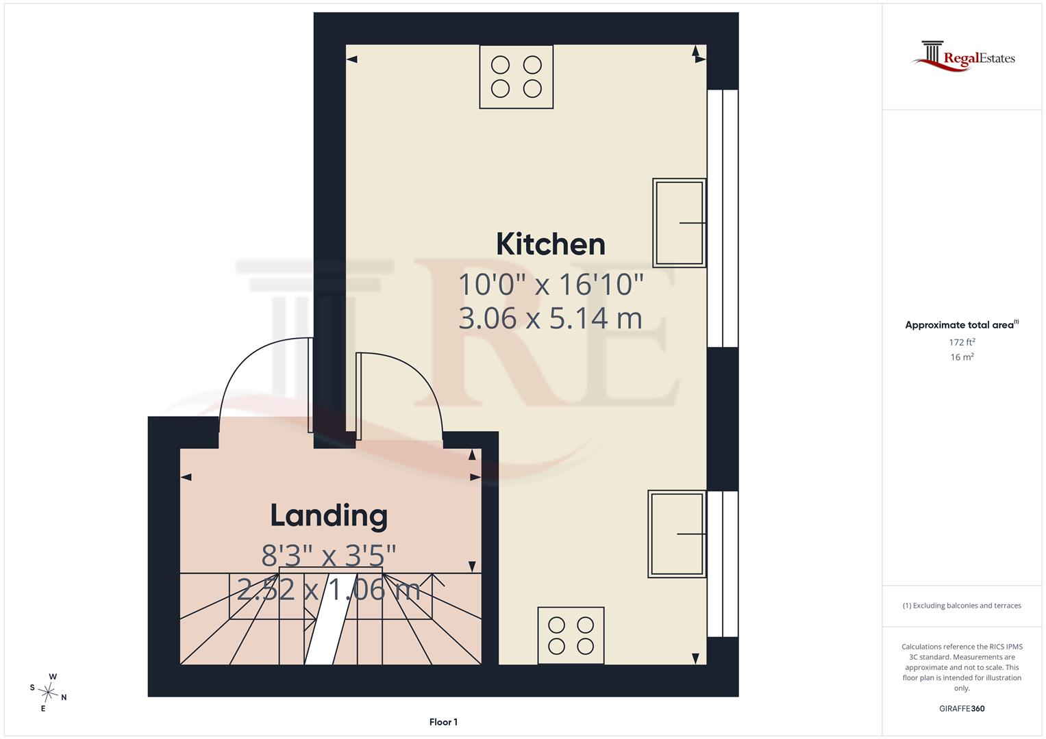 Room 5, 124, Reynolds Drive, Edgware floorplan