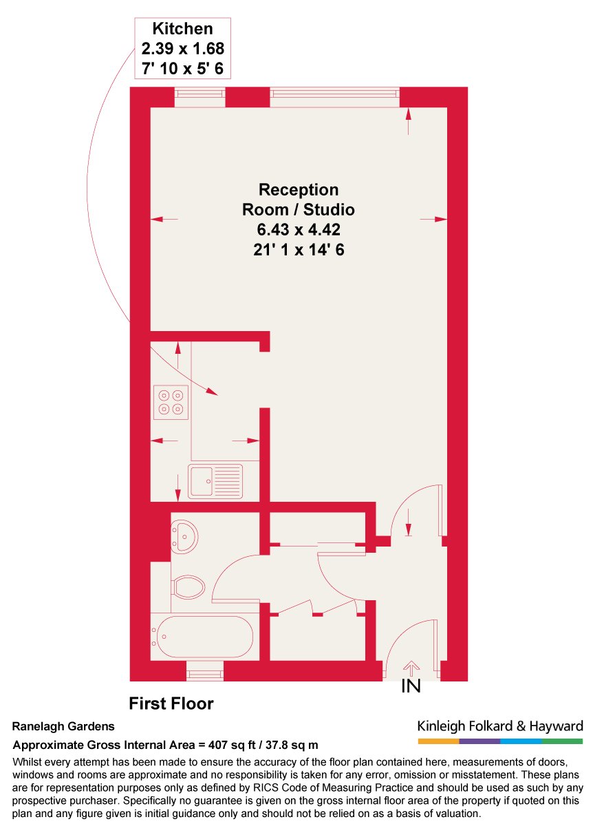 2 Windsor Court Carrara Wharf,, Ranelagh Gardens, London floorplan