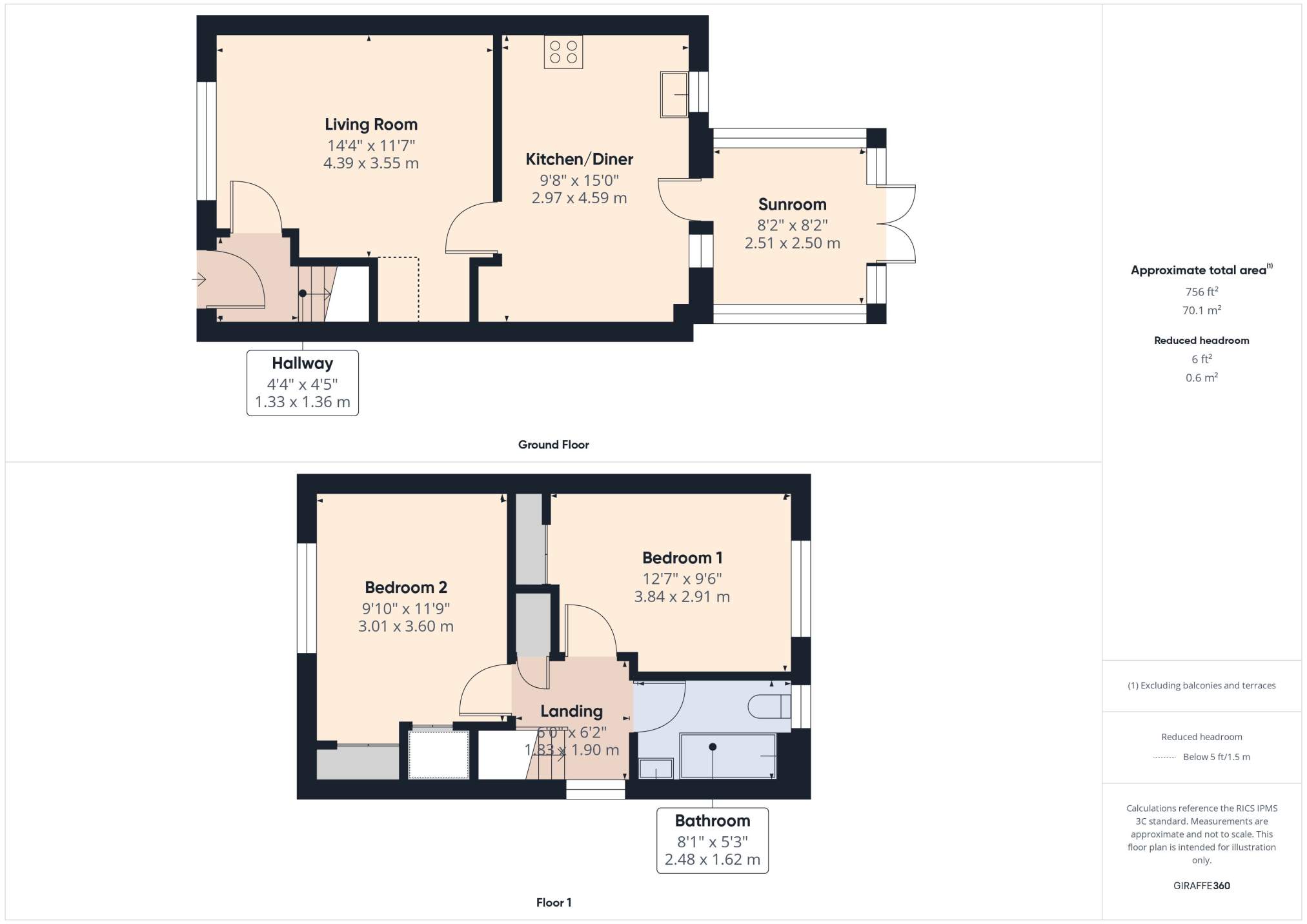 21, Heol Gwaun Rhos, Caerphilly floorplan