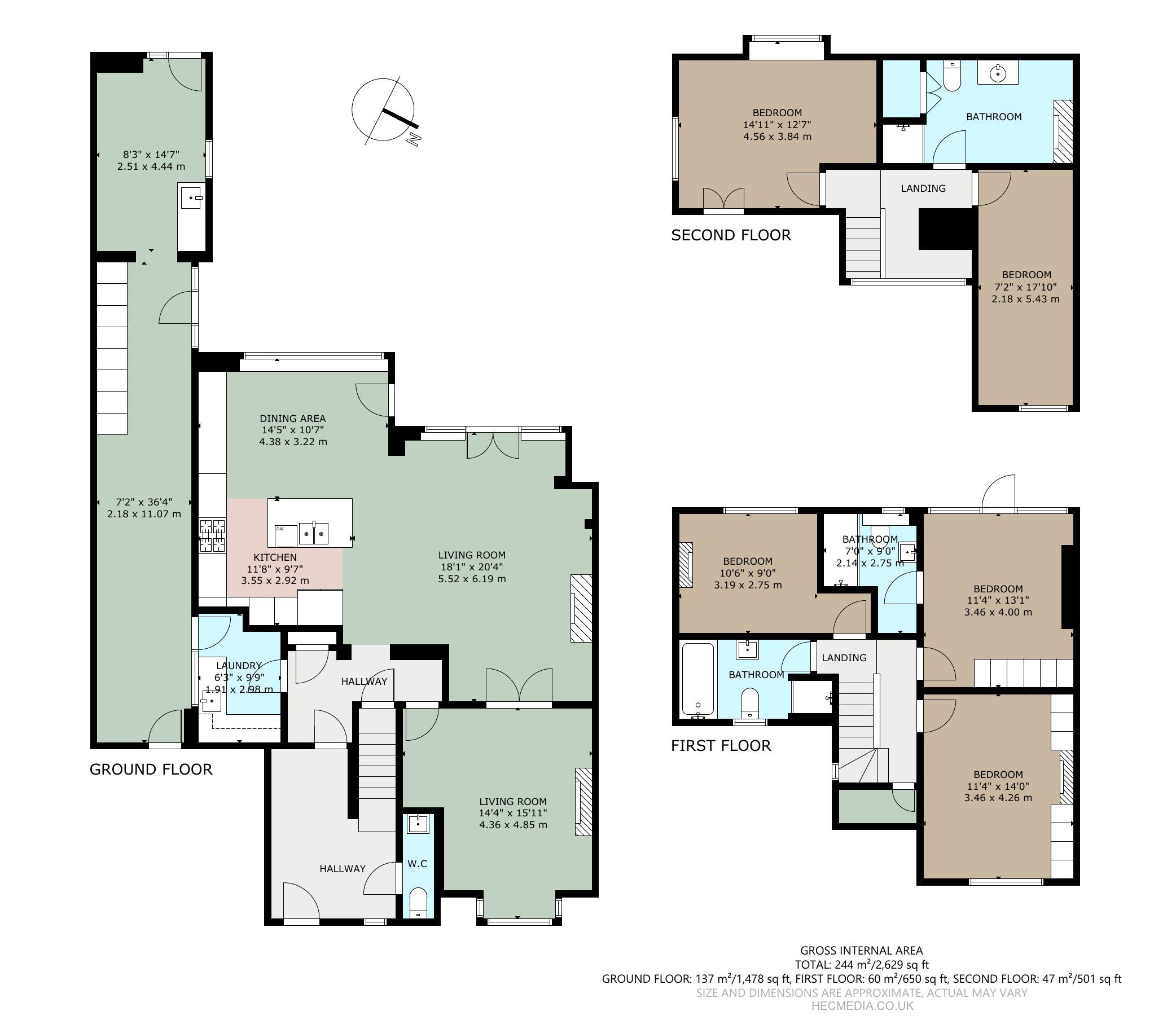 309, Woodstock Road, Oxfordshire floorplan