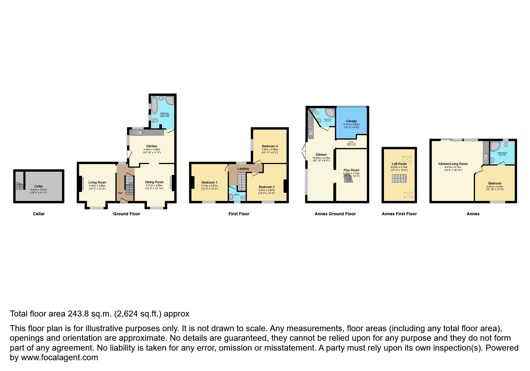 44, Neville Avenue, Kidderminster floorplan
