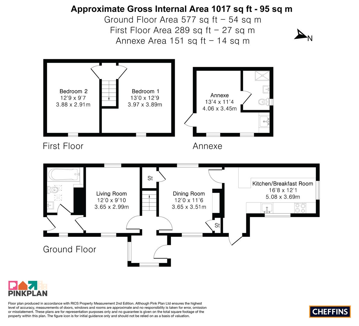 76, High Street, Harlton floorplan