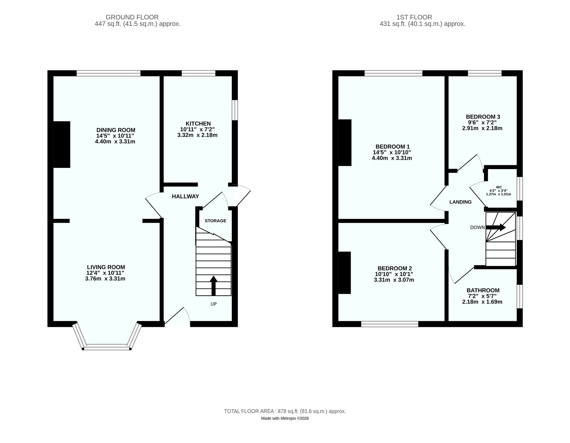 10, Efford Lane, Devon floorplan