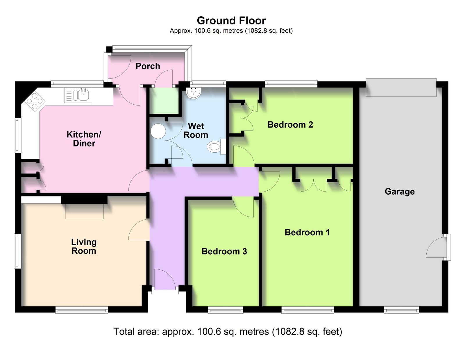 1, Cade Lane, Gainsborough floorplan