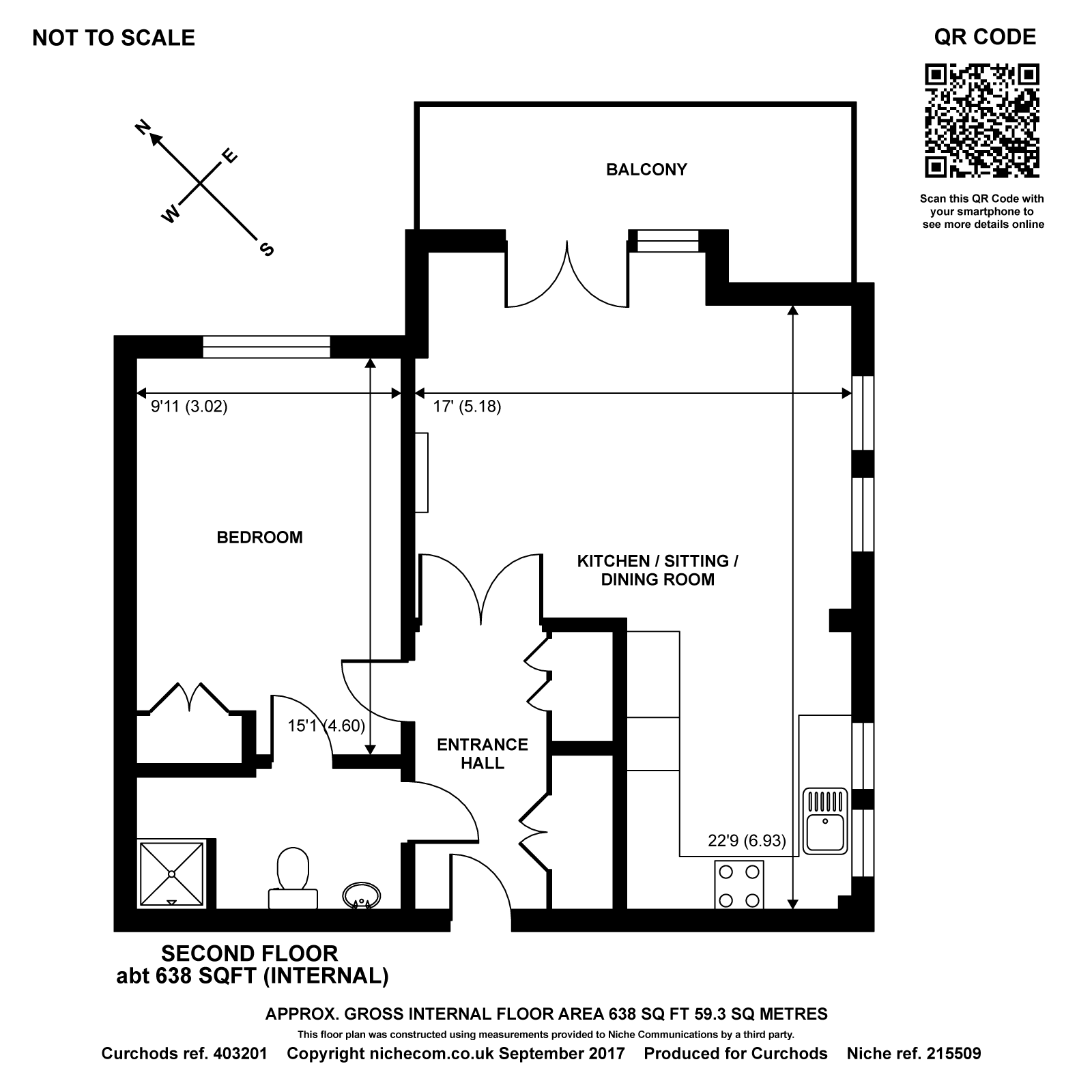 1 Bedrooms Flat for sale in Oatlands Drive, Weybridge KT13