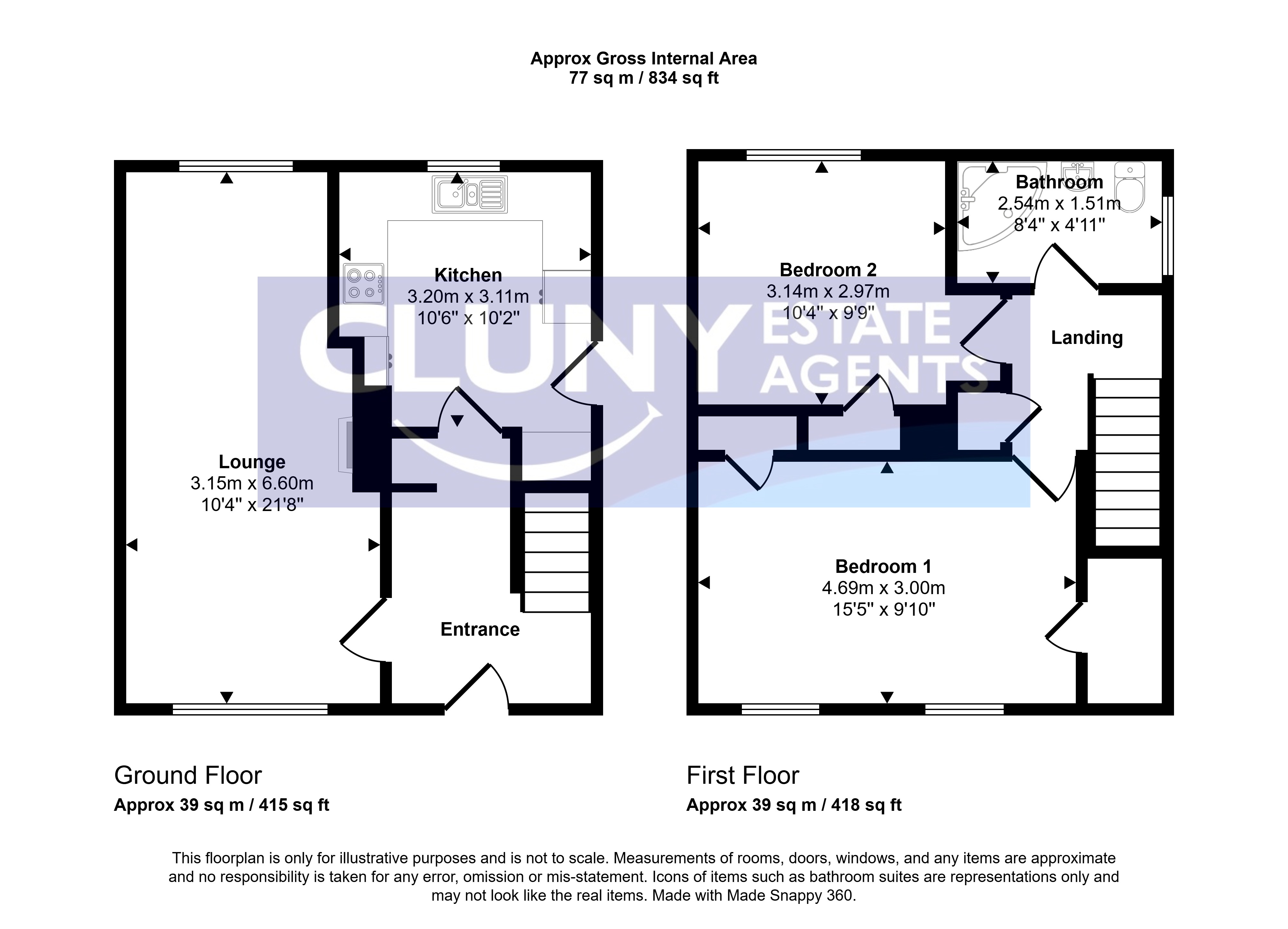 3, Linksfield Place, Elgin floorplan