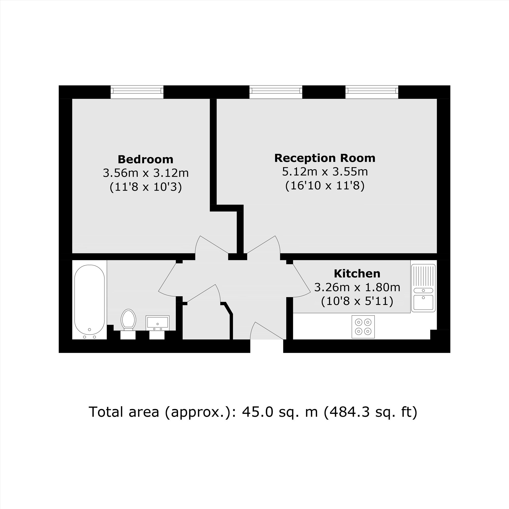 Peckham Grove, London floorplan