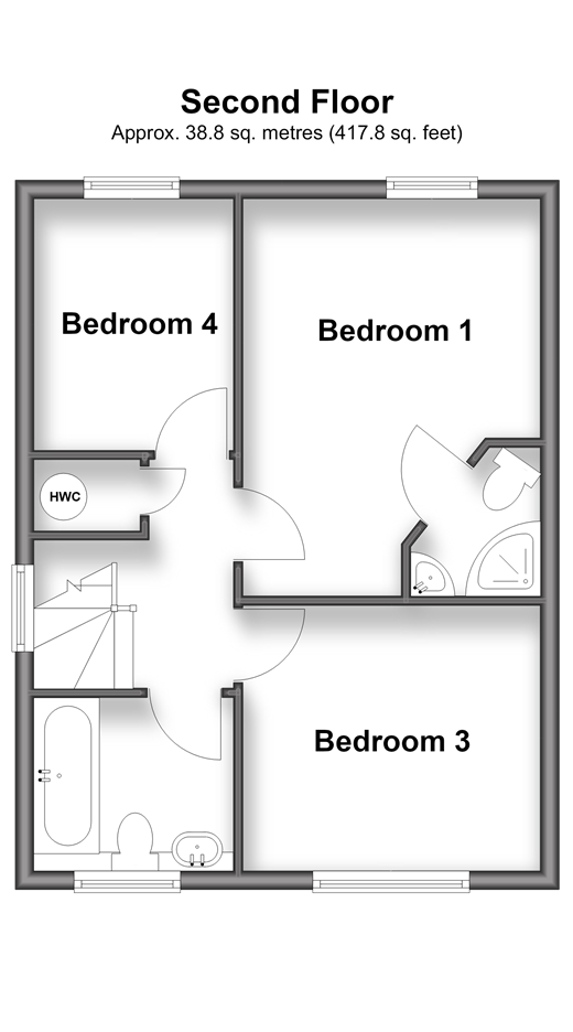 Peacock Rise Walderslade, Chatham floorplan