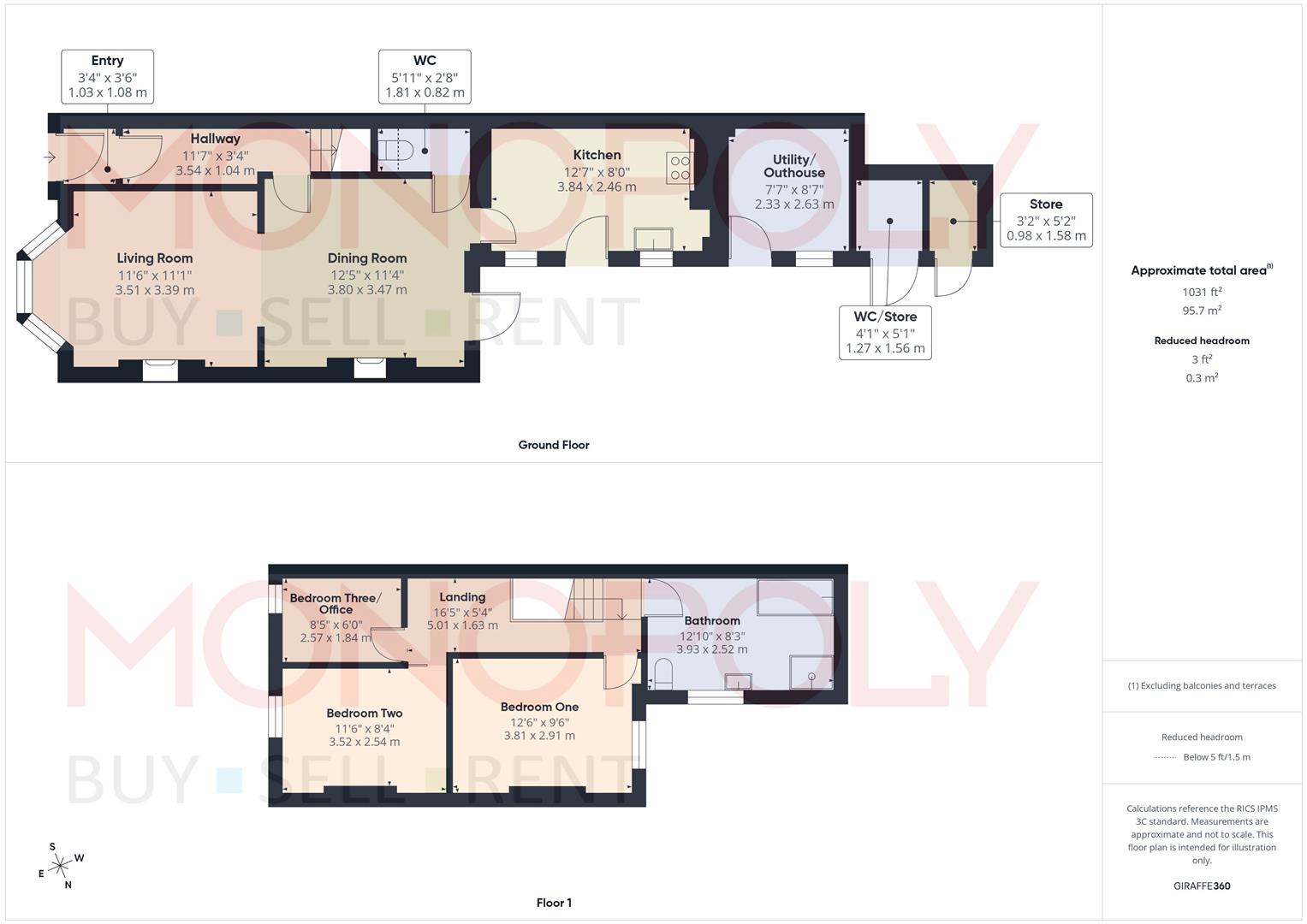 Vron Villa, Liverpool Road, Buckley floorplan