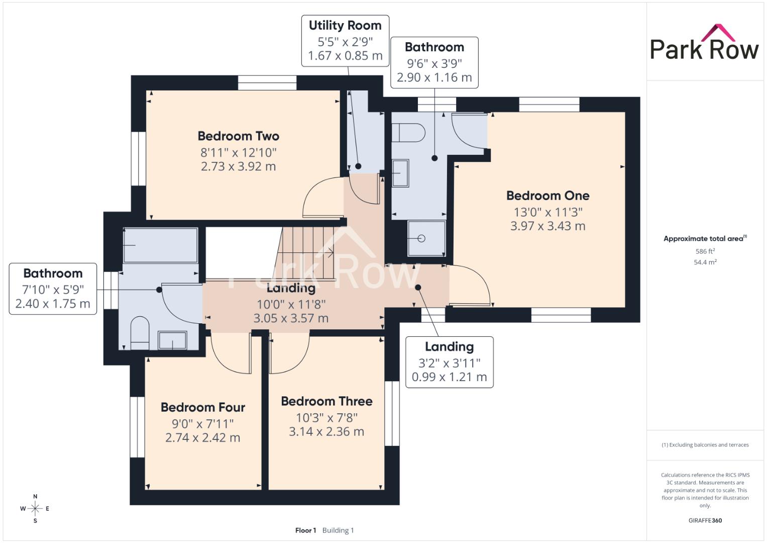 22, Moorland Road, Leeds floorplan