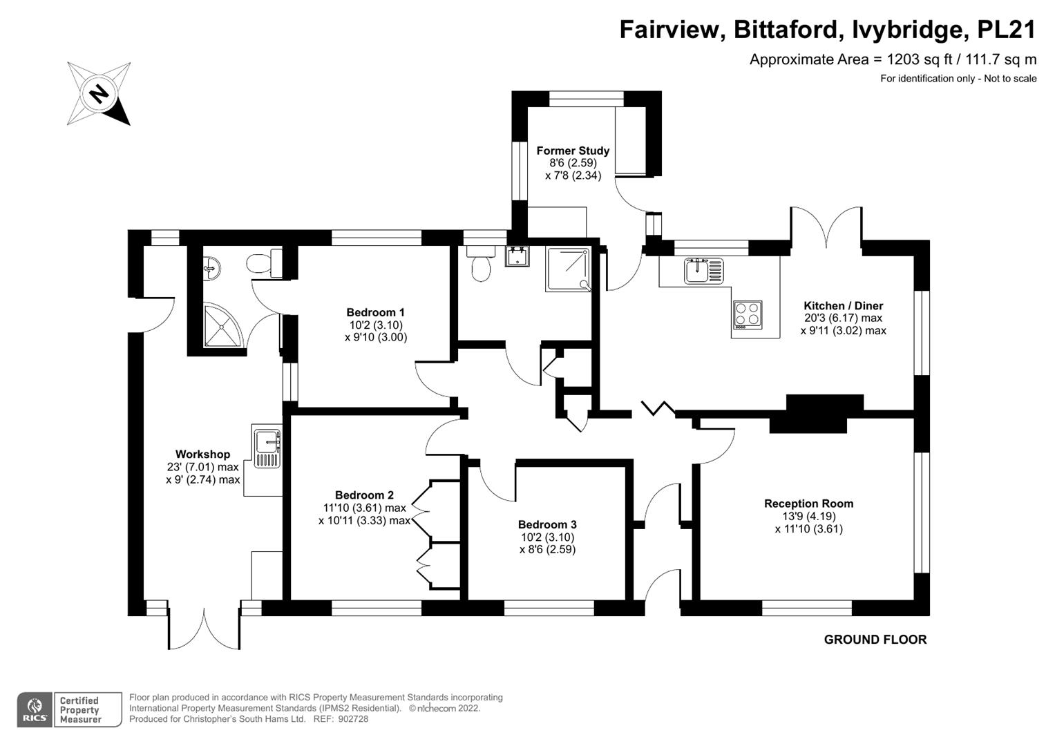 Fairview, Bittaford floorplan