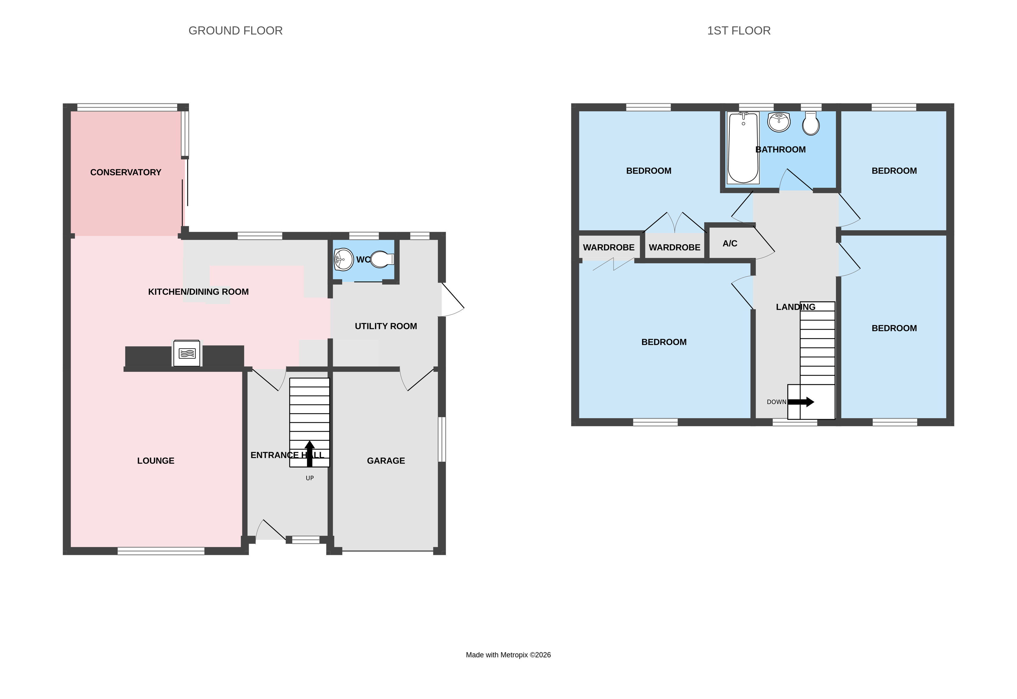 3, Priory Close, Telford floorplan