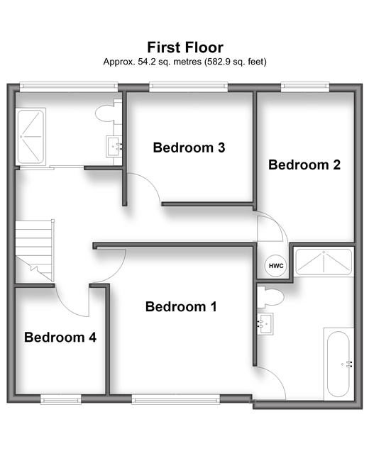Kenwood Avenue Walderslade, Chatham floorplan
