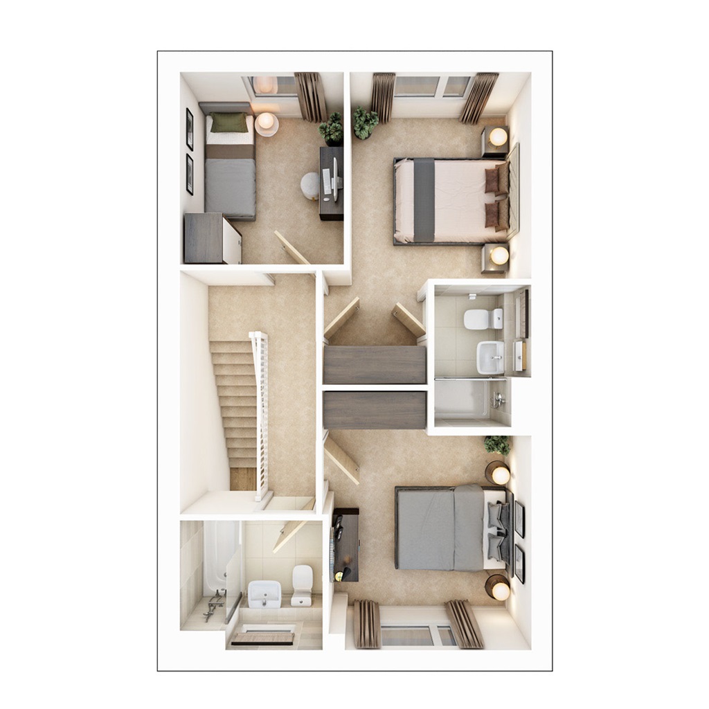The Tetford - Plot 236, The Vale At Edenfield, Market Street, Edenfield, Rossendale floorplan