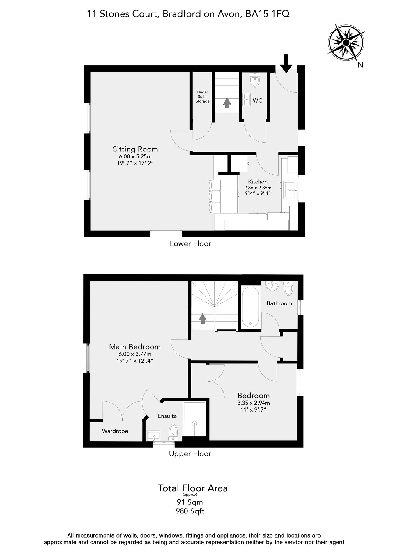 11 Stones Court, Bradford on Avon floorplan