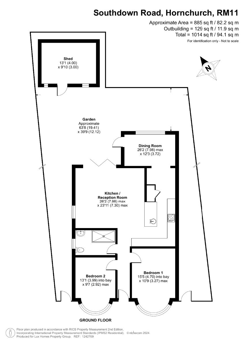 Southdown Road, Hornchurch floorplan