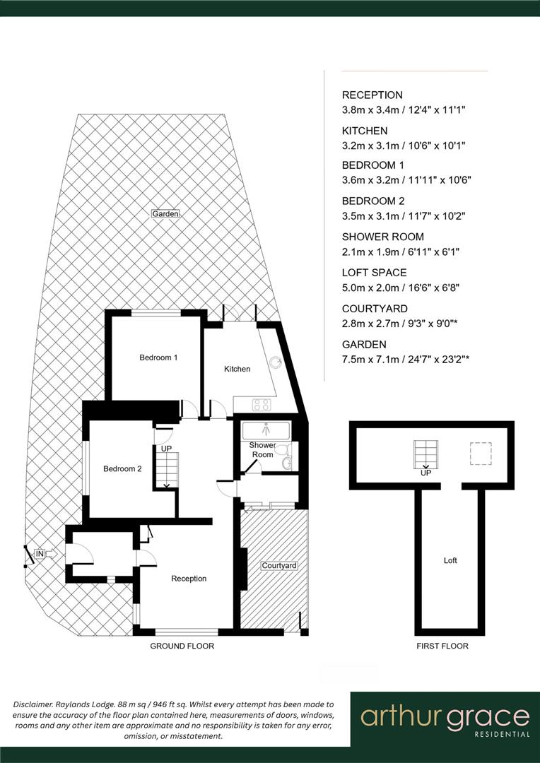 Raylands Lodge, 75, Bulstrode Way, Gerrards Cross floorplan