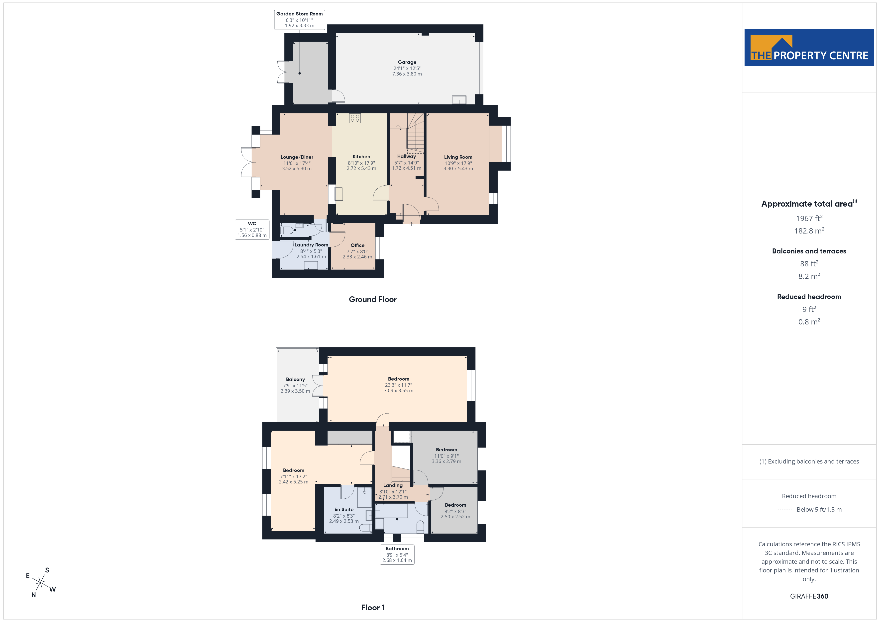 7, Adelaide Close, Worcester floorplan