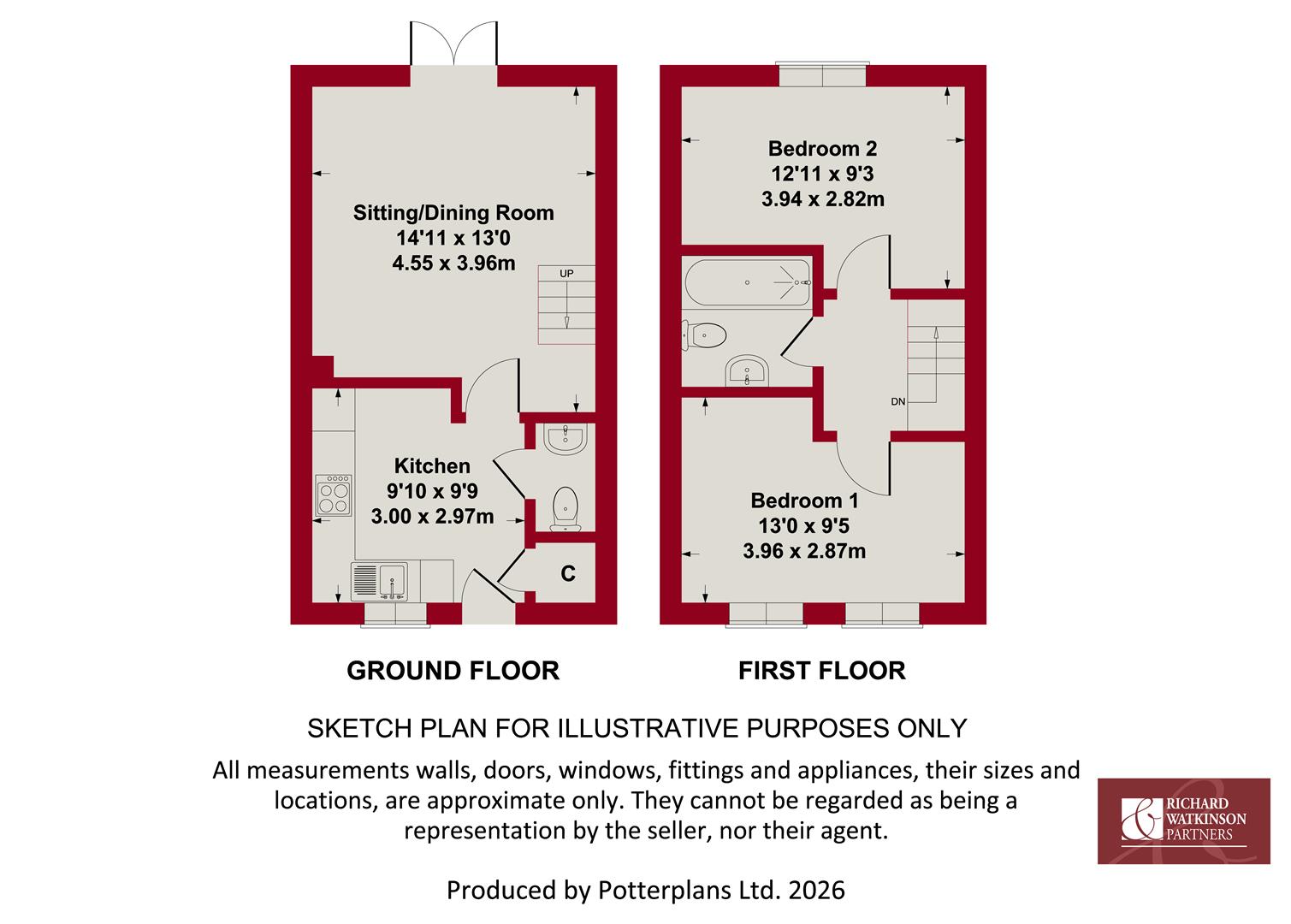 10, Cover Drive, Bottesford floorplan