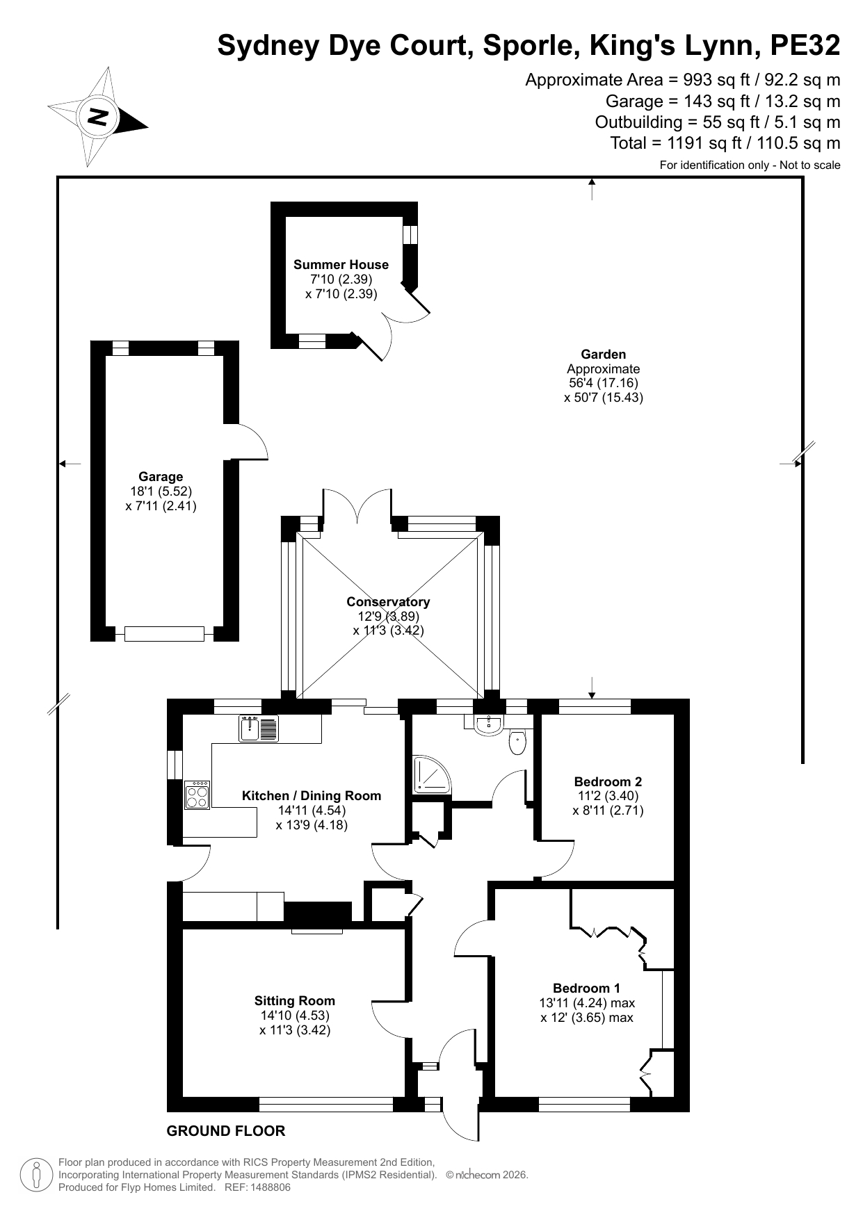 25, Sydney Dye Court, King's Lynn floorplan