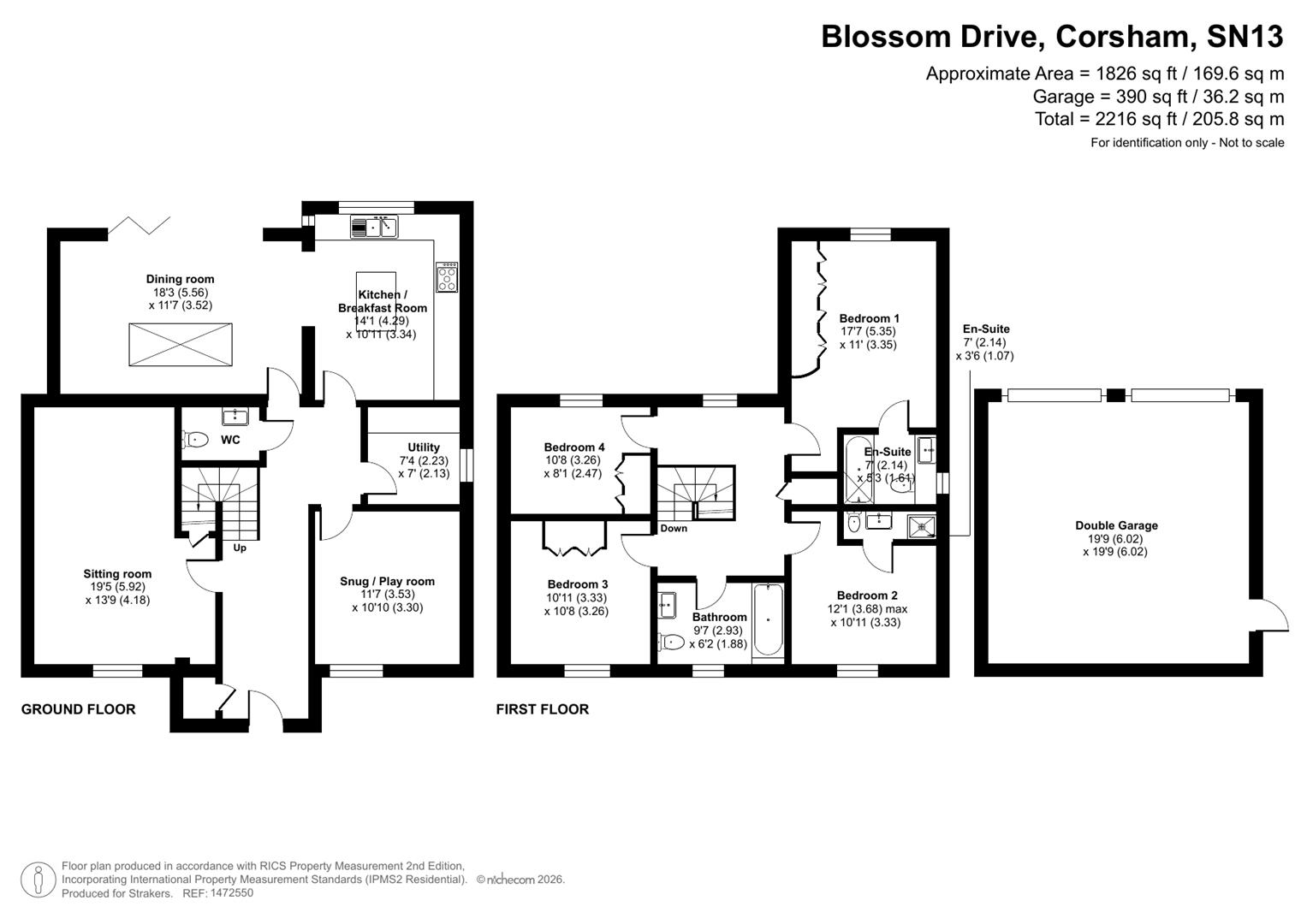 6, Blossom Drive, Corsham floorplan