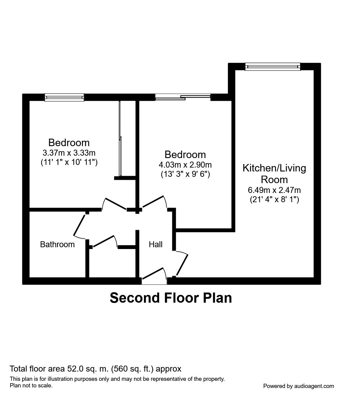 2 Bedrooms Flat to rent in Manor Road, Wallington SM6