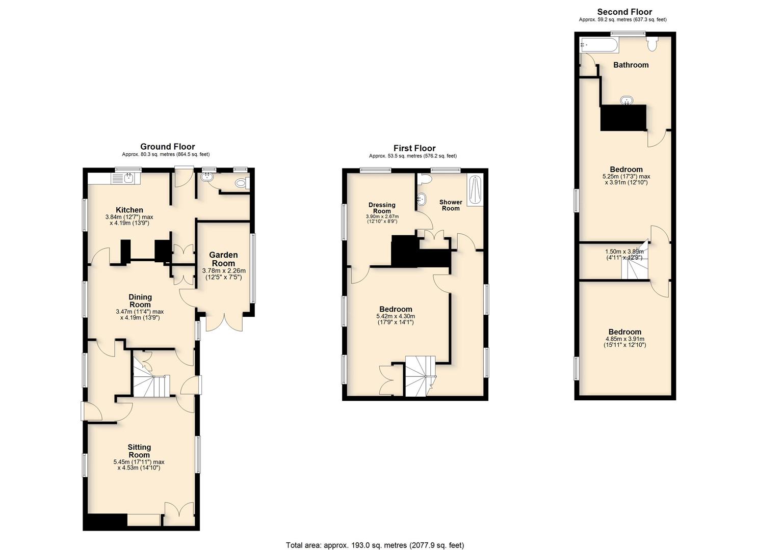 12, Bond Street, Hingham floorplan