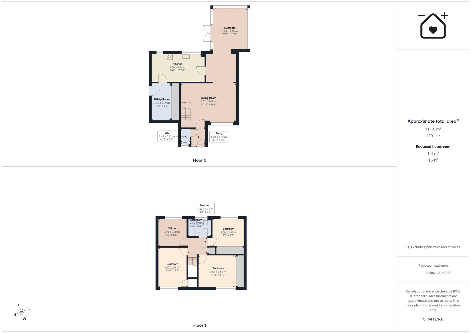 4 Rosemount Garden Villas Heywood Lane, Tenby floorplan