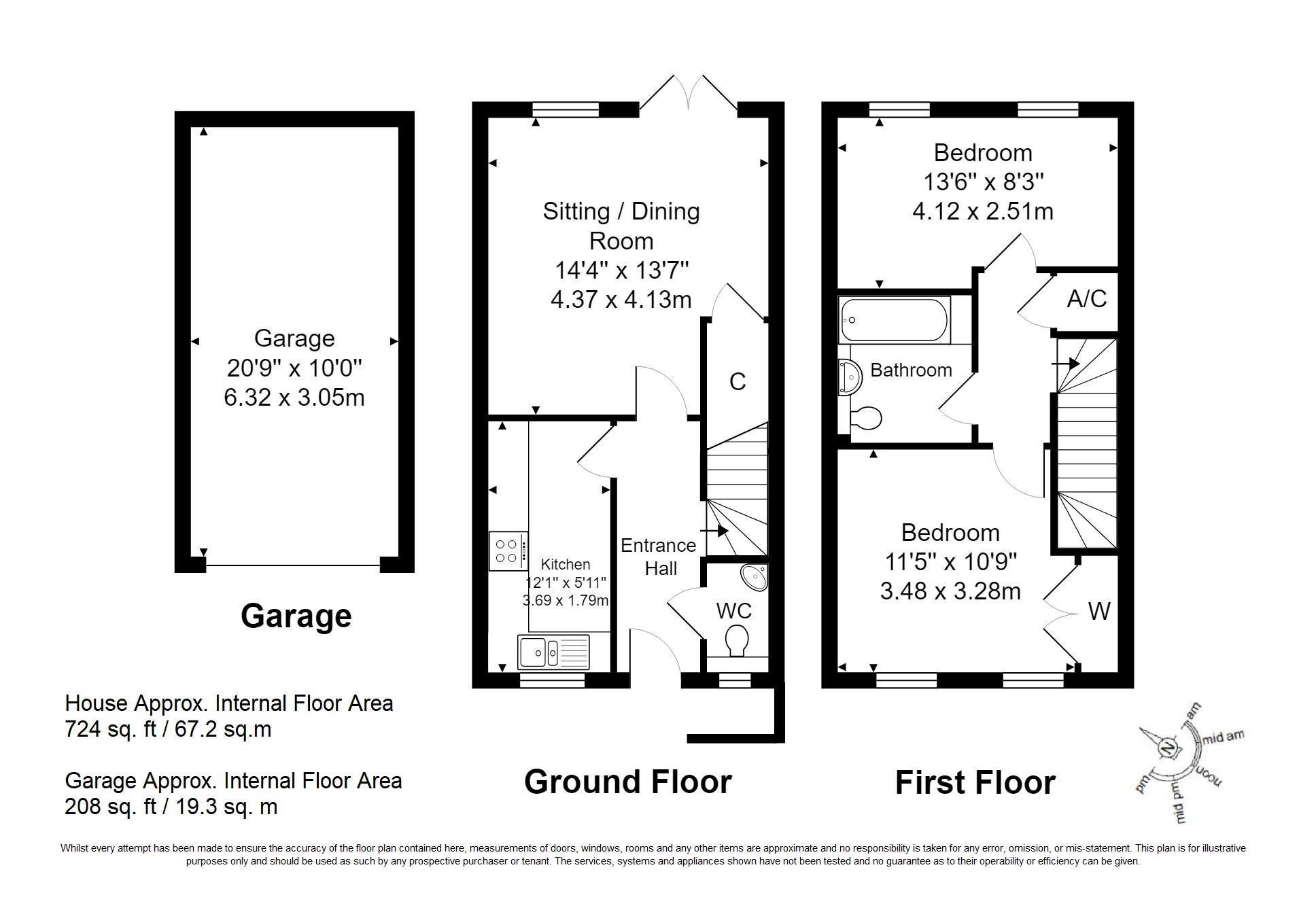 2 Bedrooms Terraced house for sale in Tetley Mews, Willicombe Park, Tunbridge Wells TN2