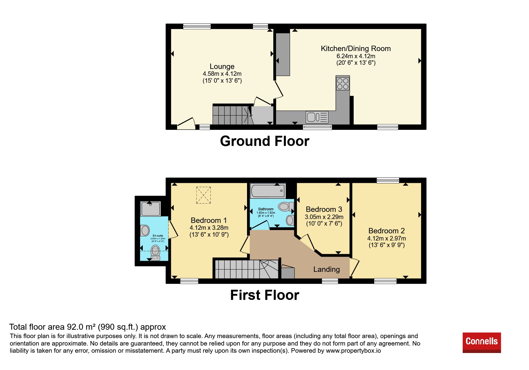 21, Almond Close, Ashford floorplan