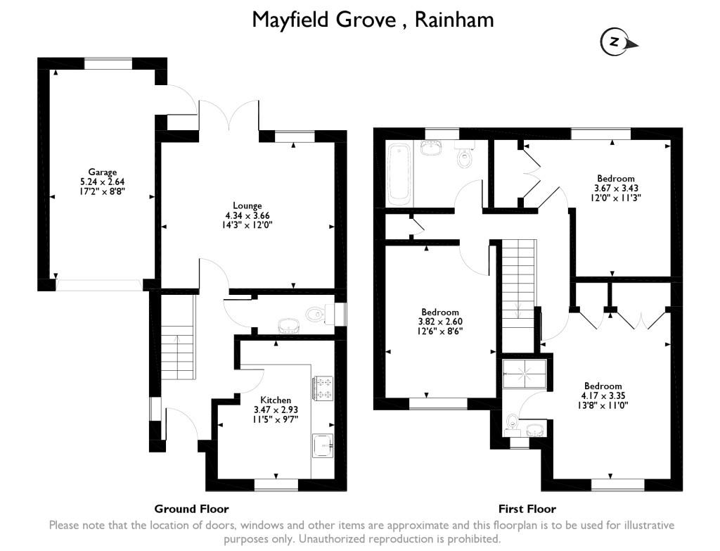 5, Mayfield Grove, Rainham floorplan