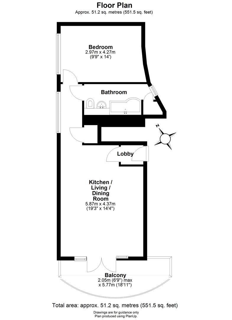 The Limehouse, Flat 1, 10 Arbury Road, Cambridge floorplan