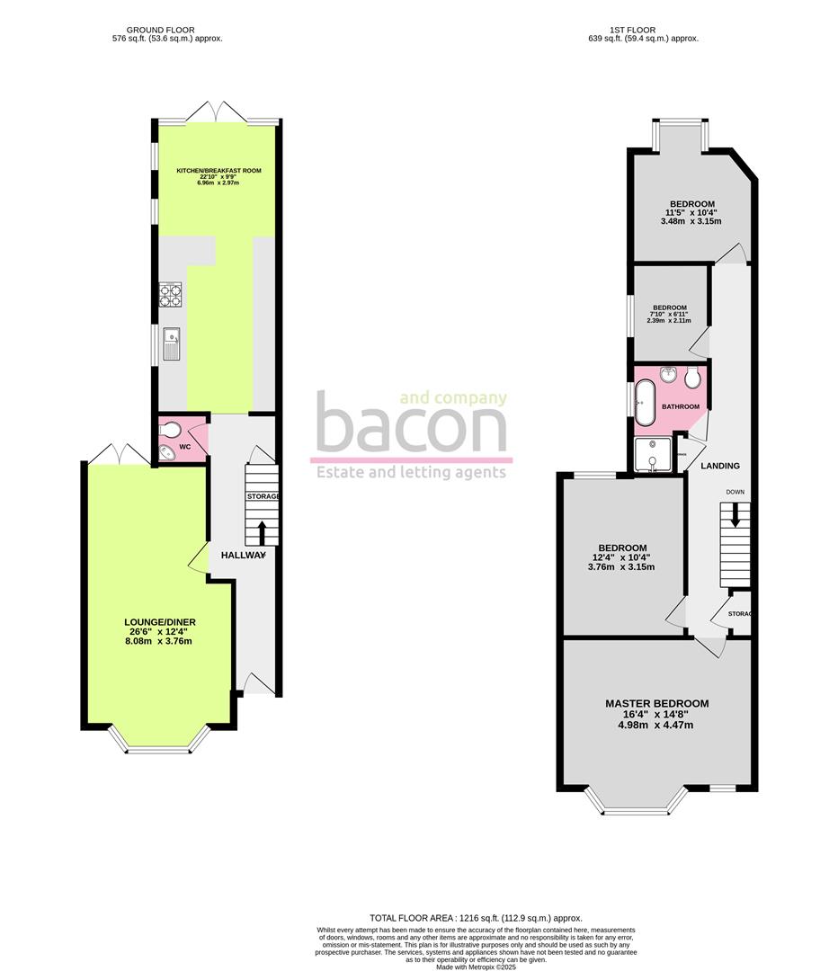15, Navarino Road, Worthing floorplan