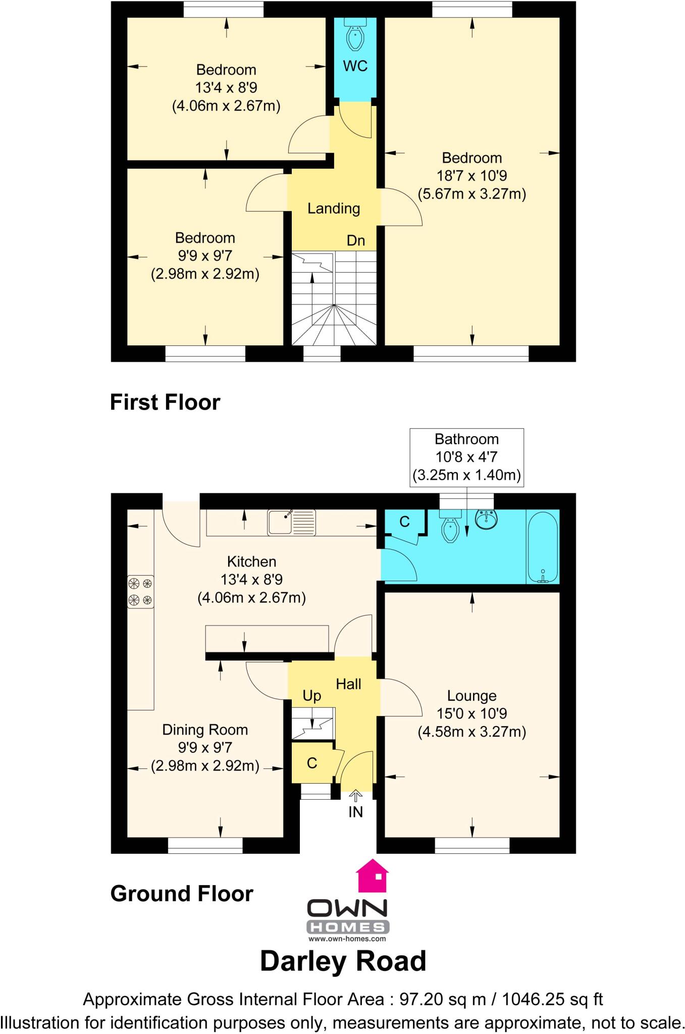 8, Darley Road, Hitchin floorplan