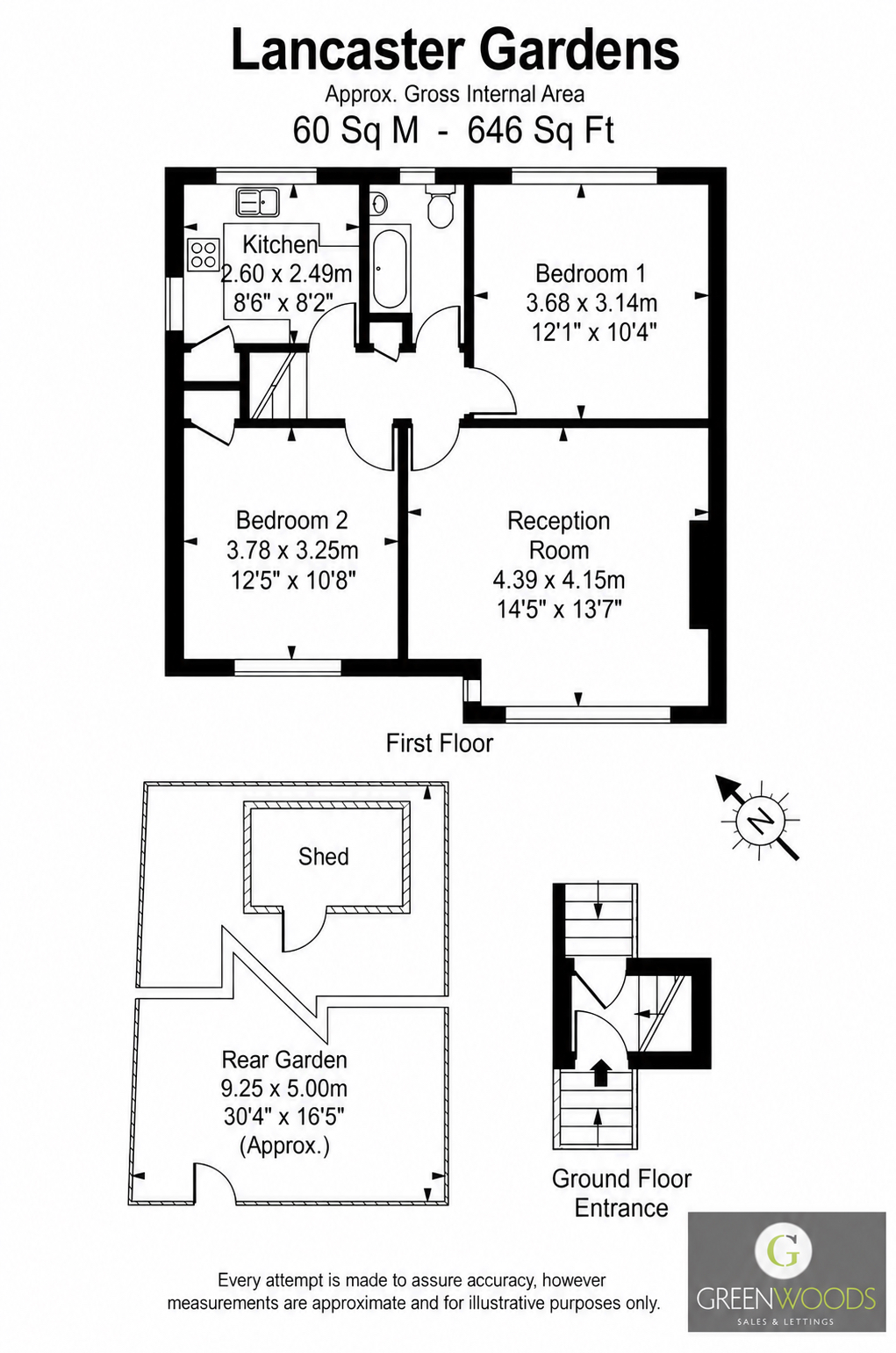 1a, Lancaster Gardens, Kingston Upon Thames floorplan