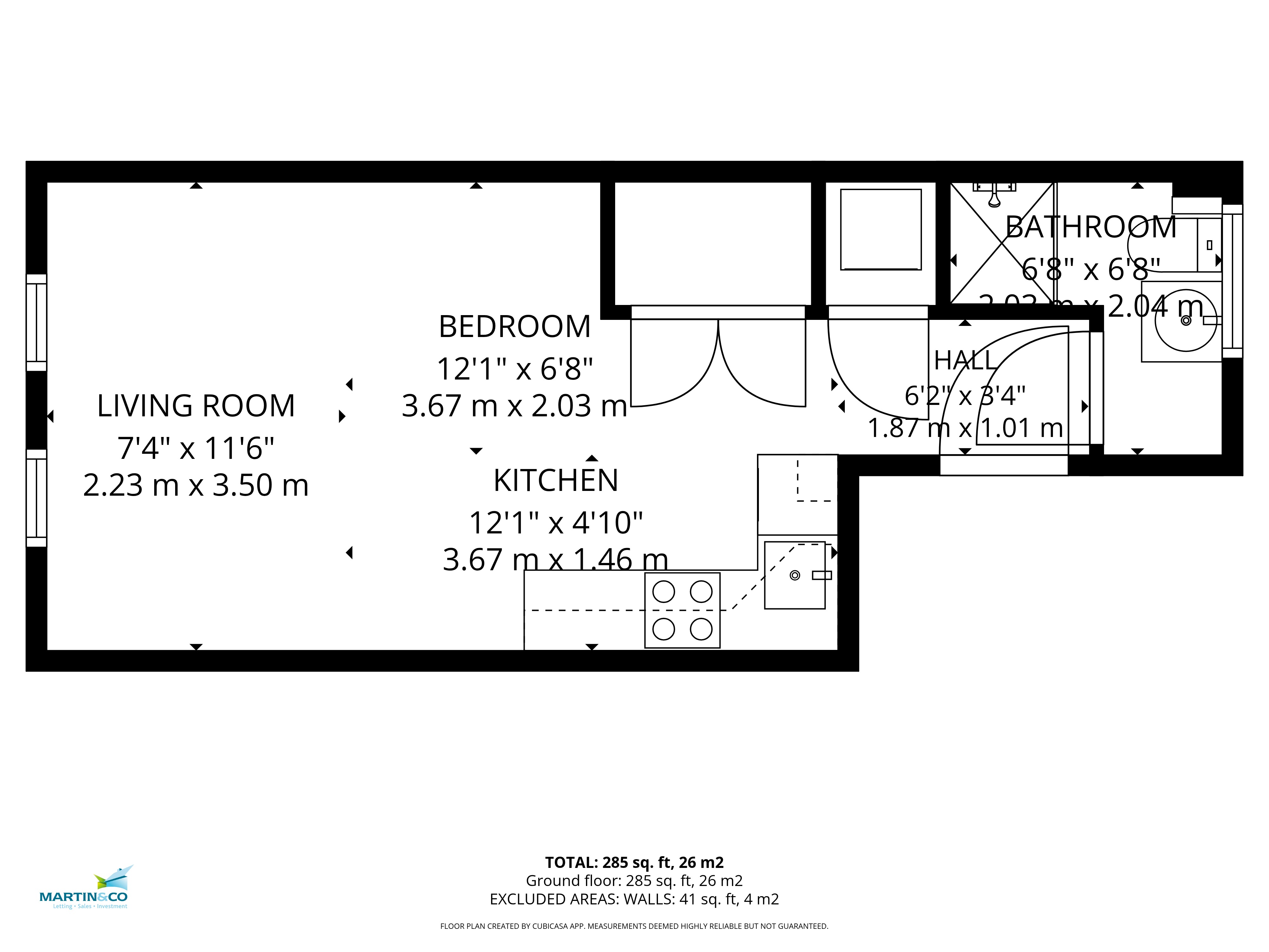 3, Wey House, West Byfleet floorplan
