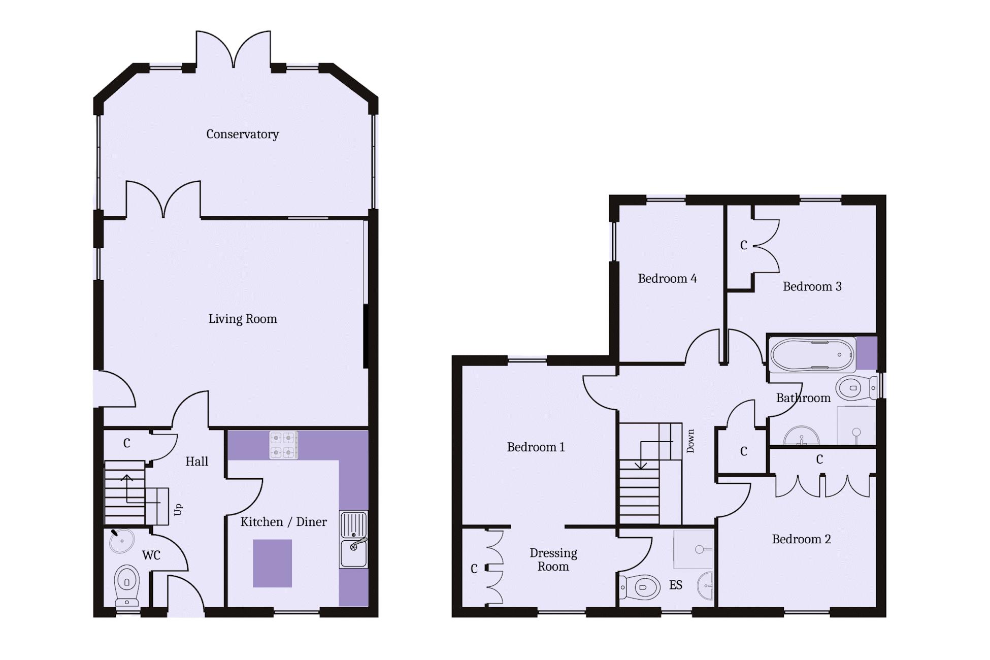7, Cae Canol, Penarth floorplan